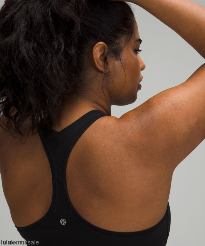 Lululemon Damen DELULU523 | Lululemon Deutschland Schwarzes Cooles Kurzes Tanktop Mit Racerback Nulu